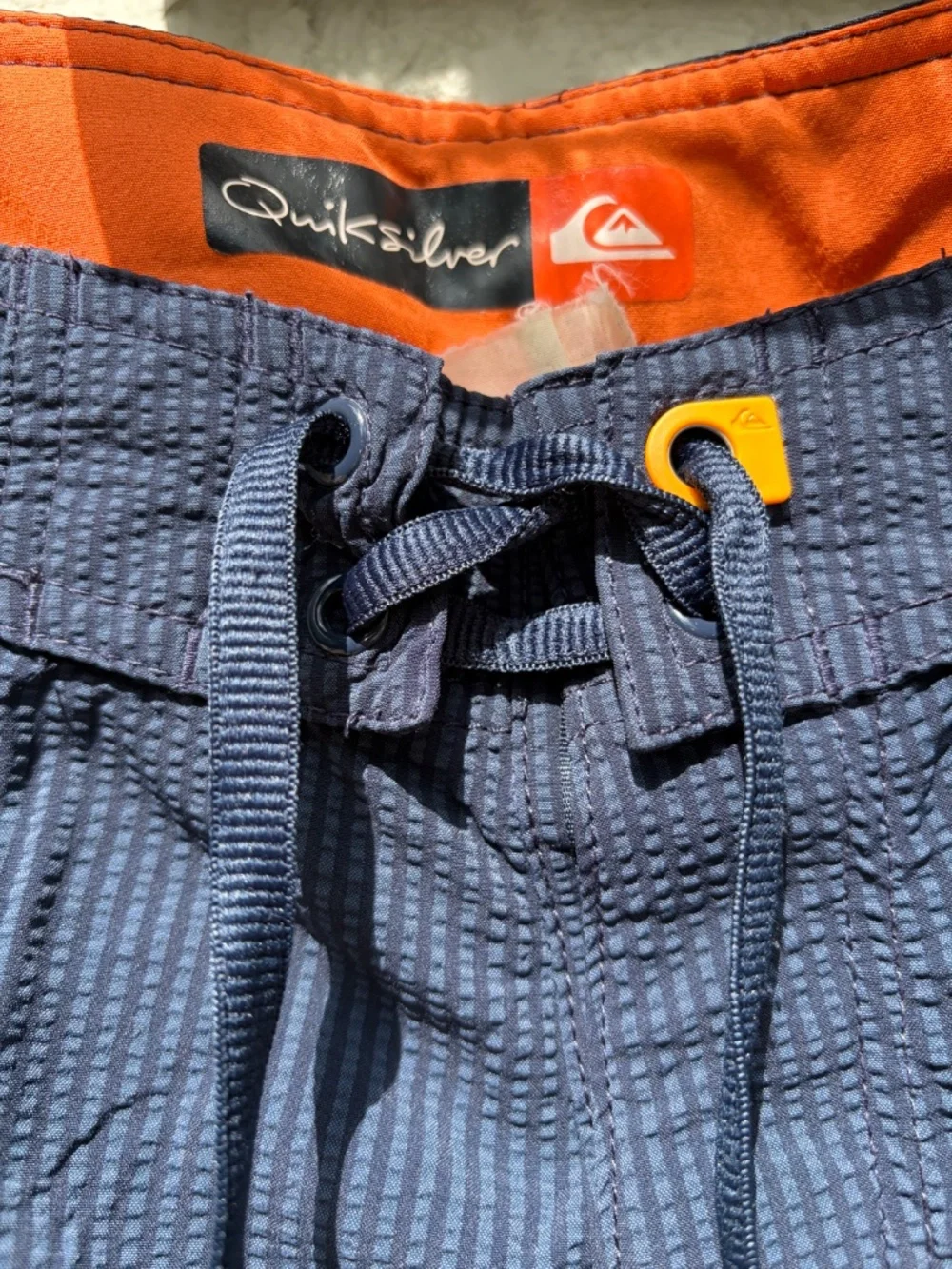Quiksilver men Boardshorts seersucker Navy Blue